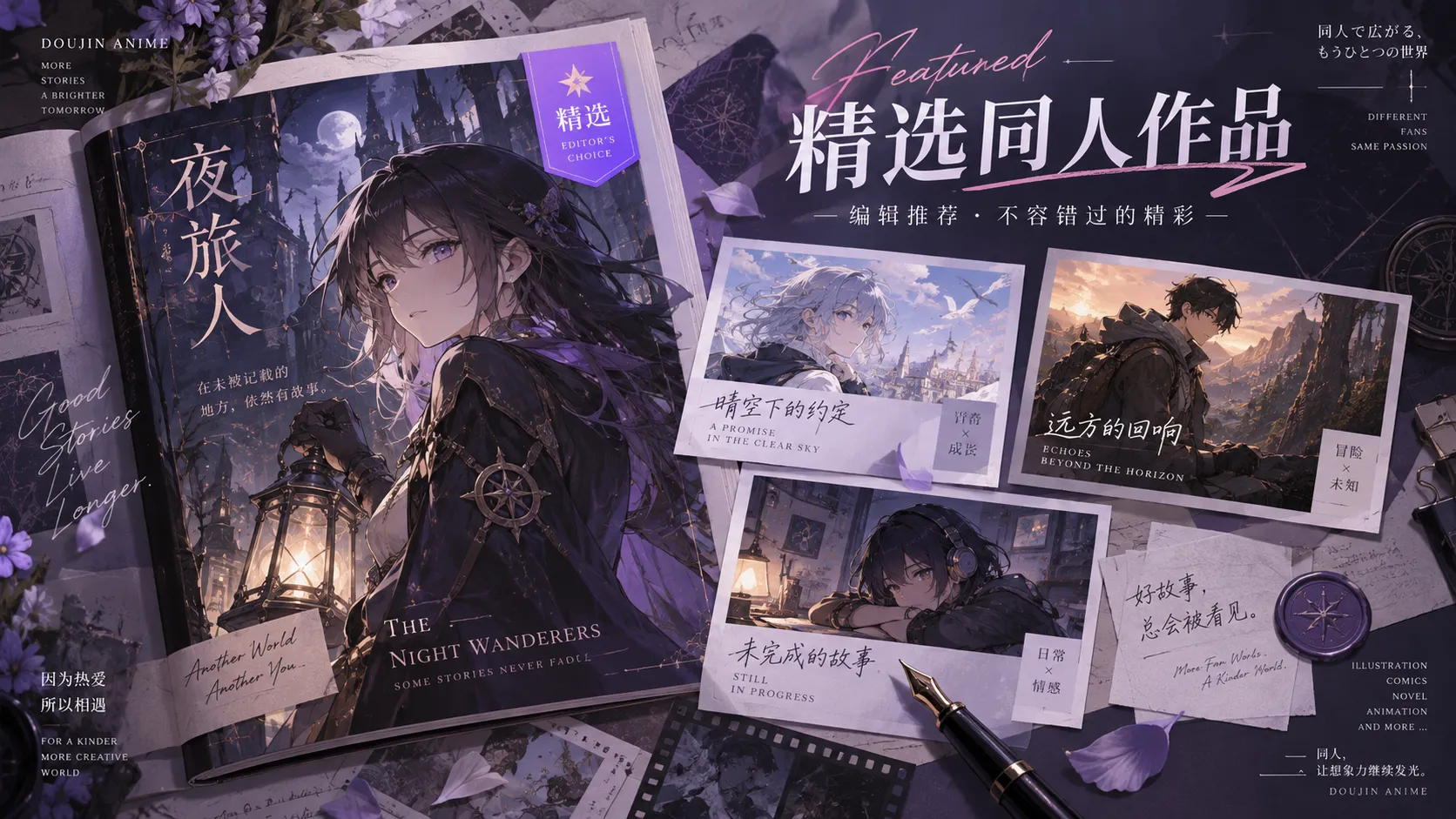 星桥玻璃梦同人动漫主题内容预览